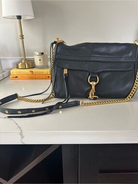 Rebecca Minkoff MAC Black Leather Crossbody